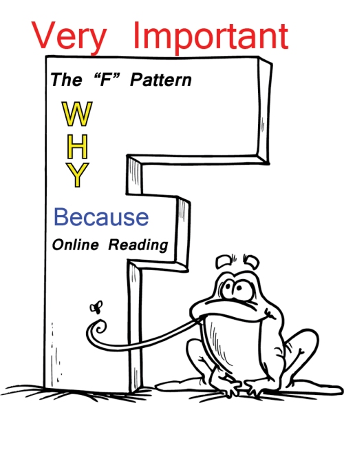 "F" pattern